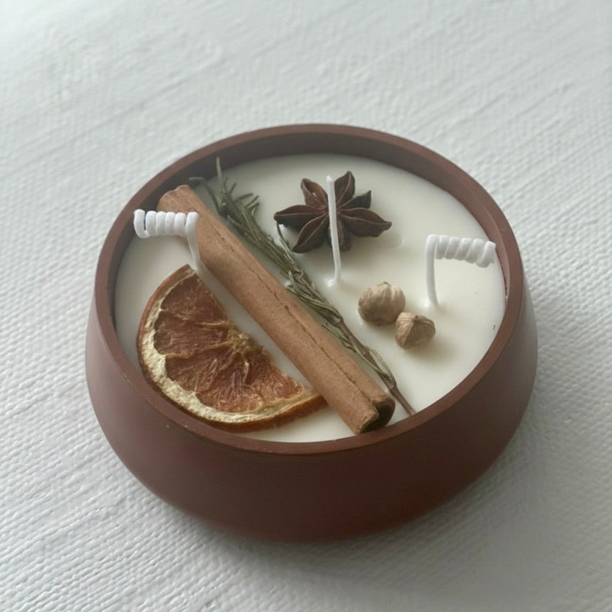 Autumn Spice Ceramic Candle