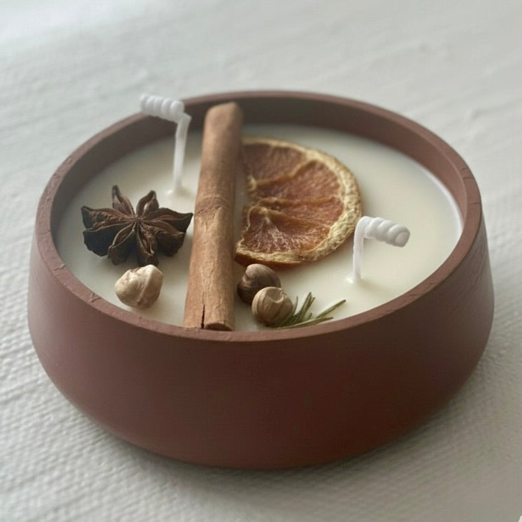 Autumn Spice Ceramic Candle