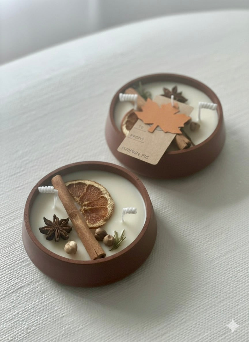 Autumn Spice Ceramic Candle