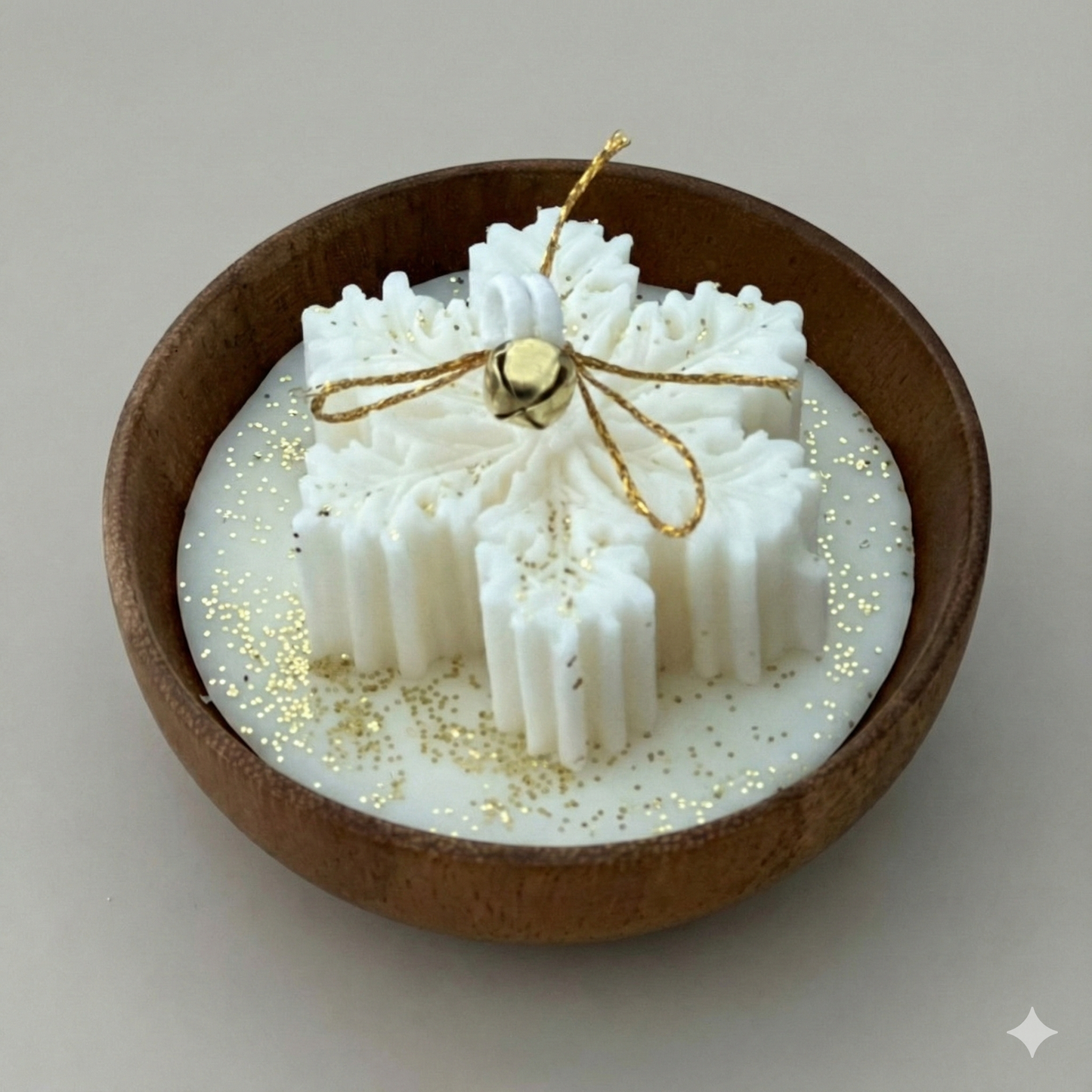 Christmas Snowflake Bowl Candle