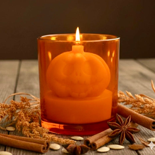 Spooky Pumpkin Candle