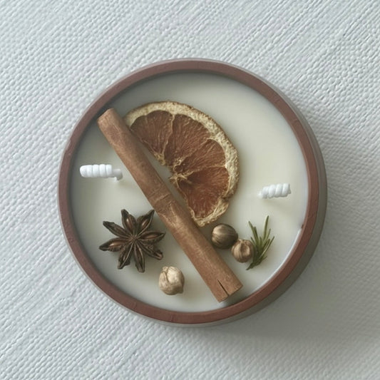 Autumn Spice Ceramic Candle